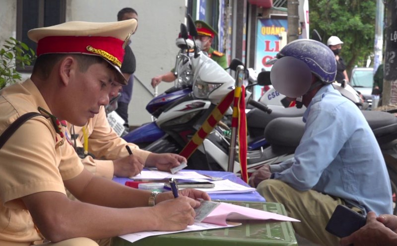 Reasoning for alcohol concentration violations in Thanh Hoa. Photo: Quach Du
