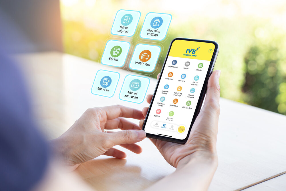 He sinh thai da dang dap ung moi nhu cau cua nguoi dung tren IVB Mobile Banking. Ảnh: VNPAY