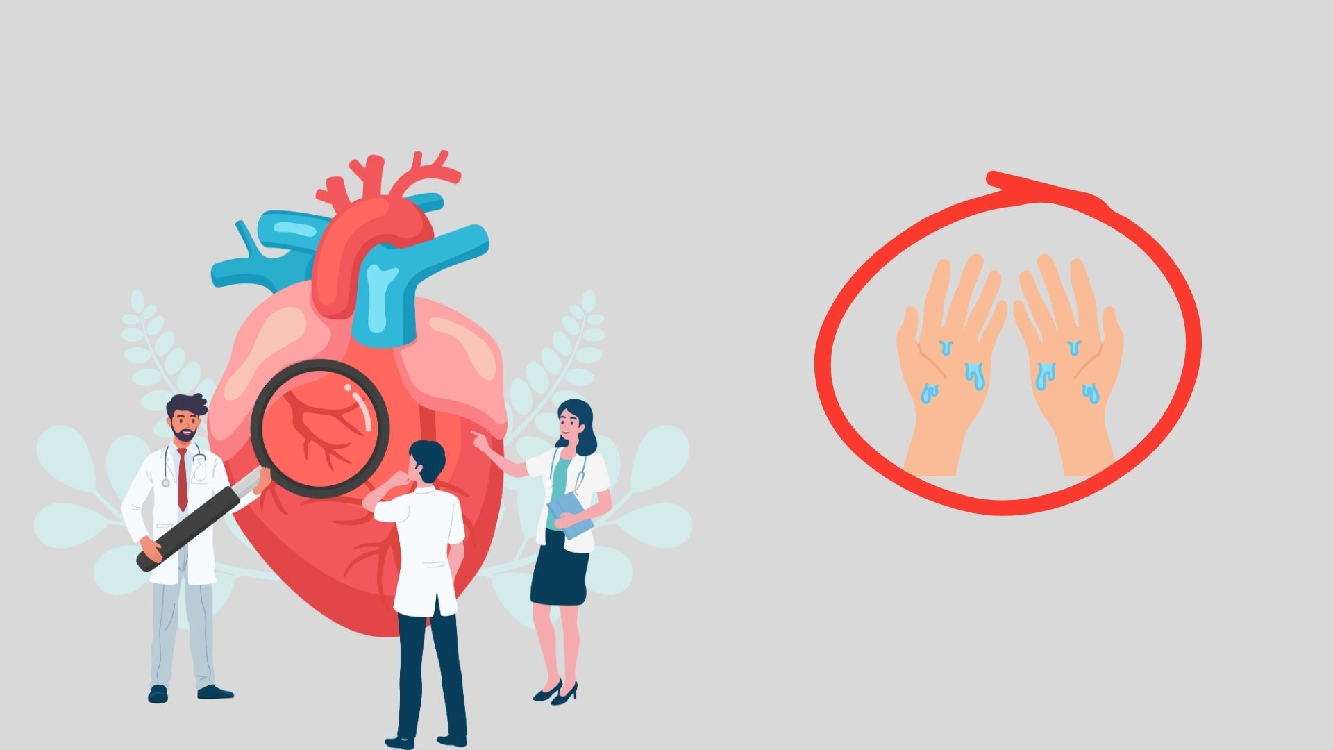 Early detection of cardiovascular abnormalities with 2 signs on the hand. Graphics: Minh Chau