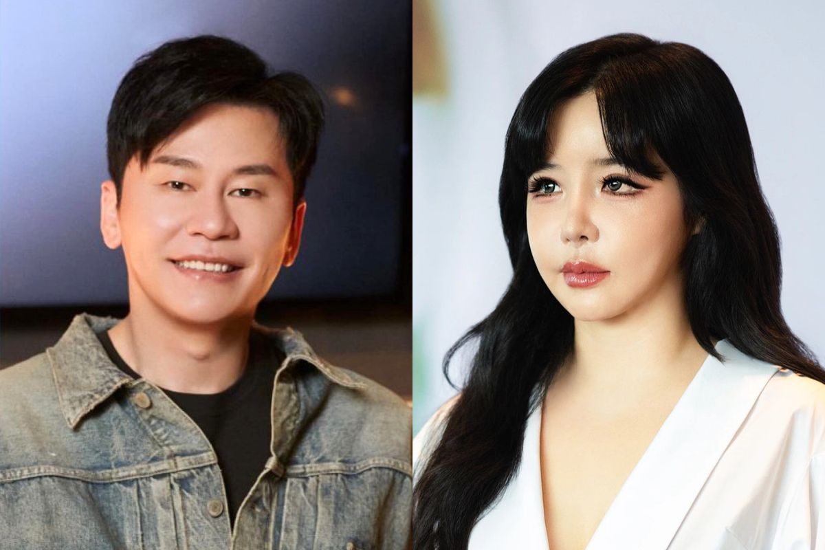 Ex CEO de YG Yang Hyun Suk y Park Bom (2NE1). Foto: YG