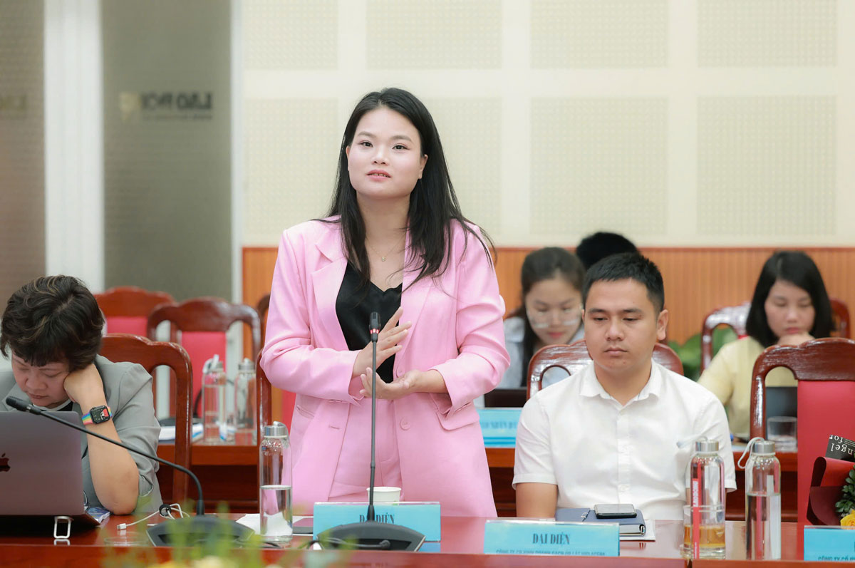 Ba Bui Thi Trang - Giam doc Khoi Giai phap Ban le, Cong ty Co phan MISA. Anh: Hai Nguyen