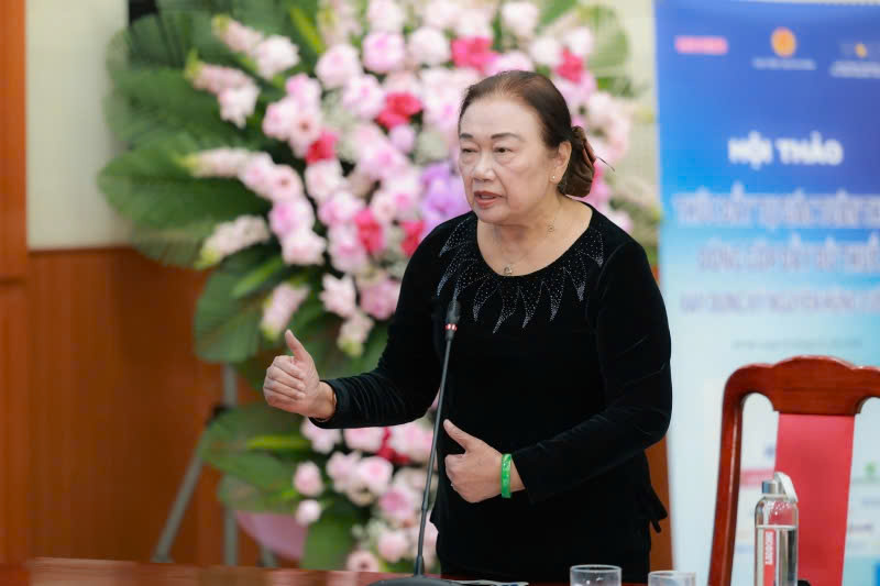 Ba Nguyen Thi Cuc - Chu tich Hoi Tu van Thue Viet Nam. Anh: Hai Nguyen