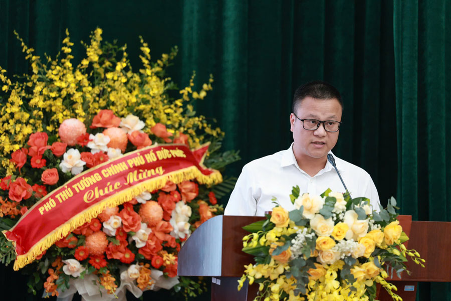 Ong Hoang Duy Chinh – Pho Truong Ban Tai chinh - Ke toan, Tong Cong ty co phan Buu chinh Viettel (Viettel Post). Anh: Hai Nguyen