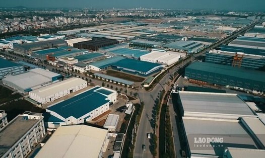Một khu công nghiệp trên địa bàn tỉnh Bắc Ninh. Ảnh: Vân Trường