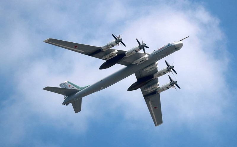 Russia's Tu-95 strategic bomb squadron. Photo: TASS
