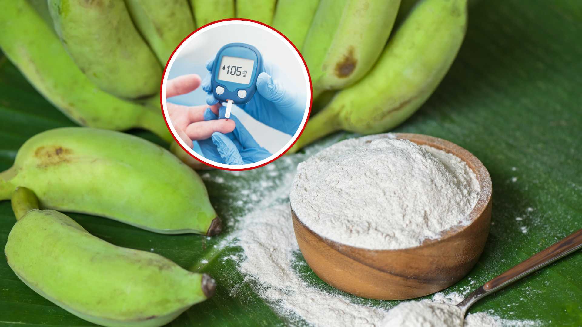 Green banana powder effectively helps stabilize blood sugar. Graphics: Viet Hoang