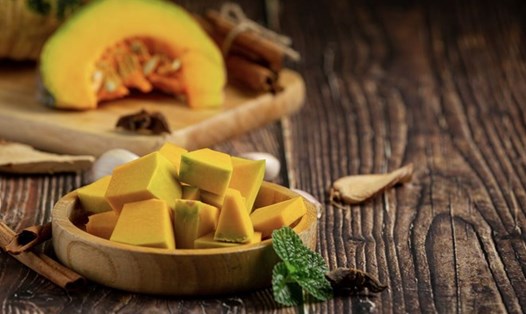 Bí ngô là kho chứa hàm lượng vitamin A tự nhiên. Ảnh: Thùy Dương