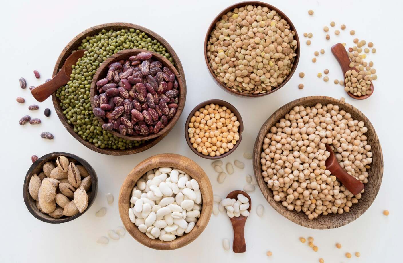 Breakfast with beans, a rich source of vegetable protein. Photo: Thuy Duong