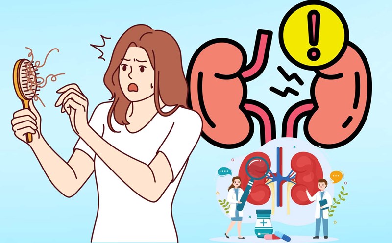 Heavy hair loss accompanied by these signs, it is likely that your kidneys are having problems