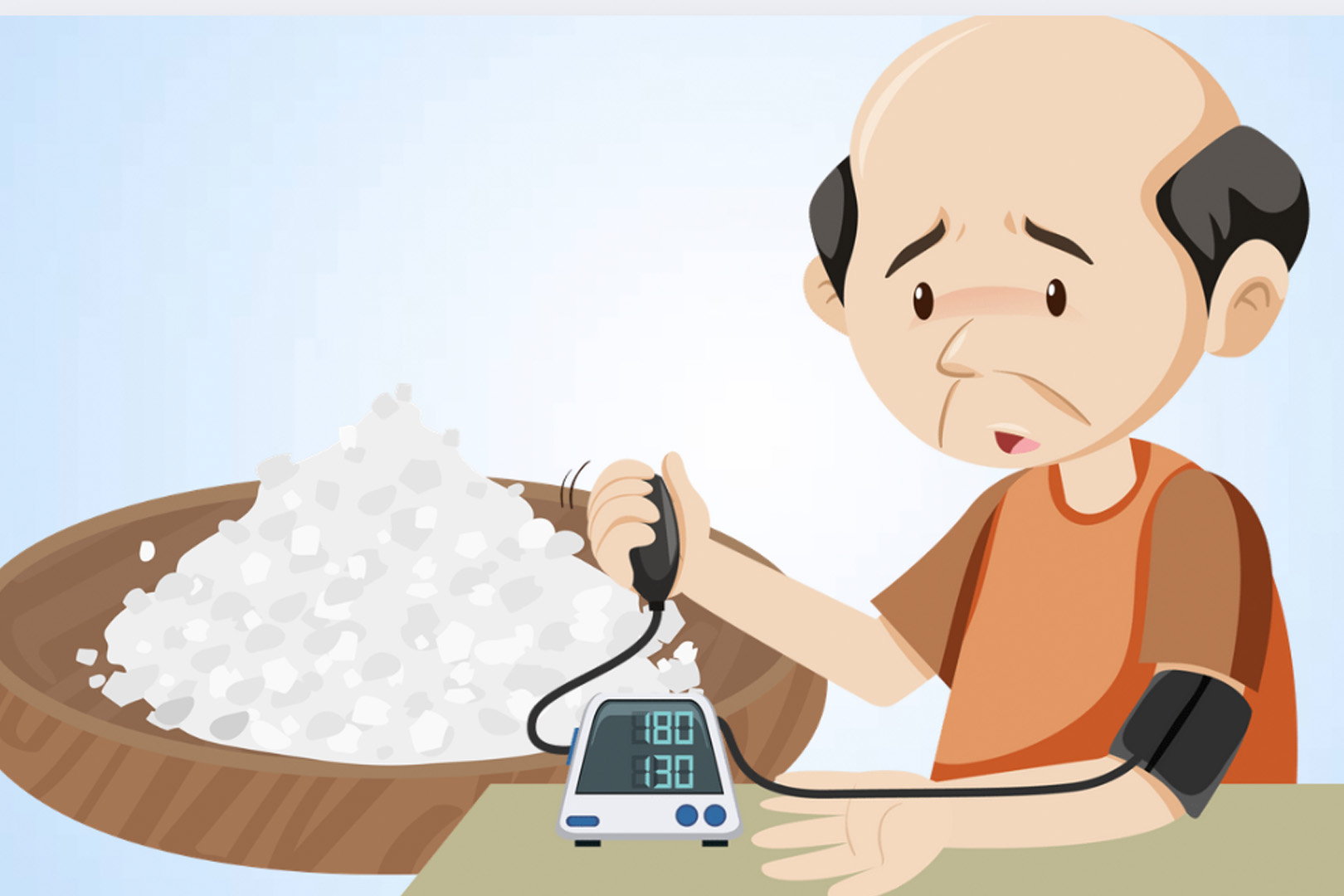 Salt replacement solutions are safe for people with high blood pressure. Graphics: Thien Nhan