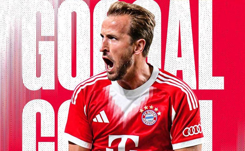 Harry Kane showed impressive scoring form for Bayern Munich. Photo: Bayern Munich