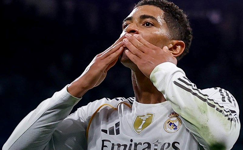Bellingham shined, Real kept their winning streak in the Champions League. Photo: Real Madrid