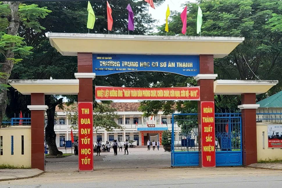 An Thanh Secondary School (Van Duc Commune, Gia Lai). Photo: Hoai Phuong