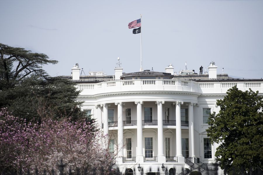 President Donald Trump defended the demolition of the East wing of the White House during the new renovation. Photo: Xinhua
