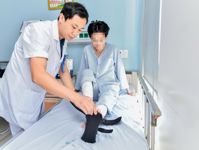 The patient was successfully operated on by the doctor and is gradually recovering well. Photo: BVCC