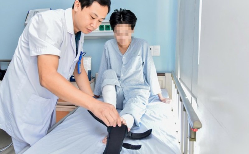 The patient was successfully operated on by the doctor and is gradually recovering well. Photo: BVCC
