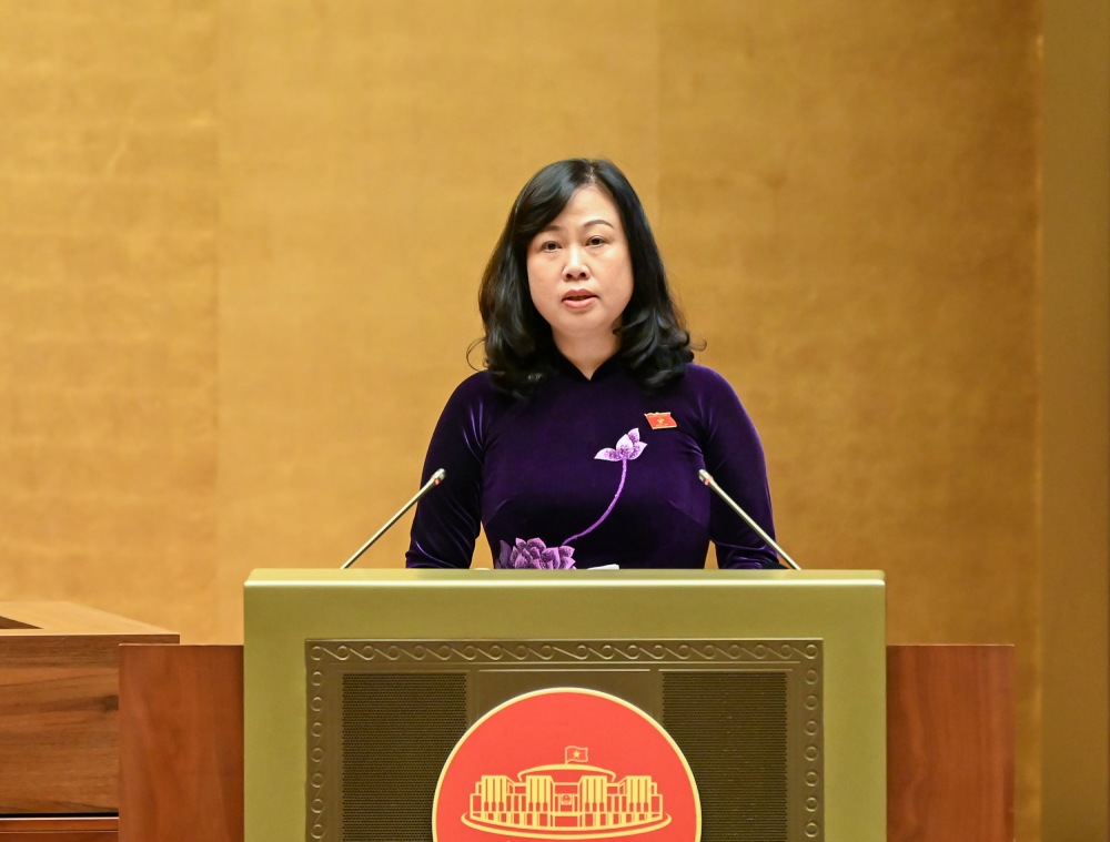 According to Minister of Health Dao Hong Lan, the draft law proposes financial support for women who give birth to 2 children before the age of 35. Photo: Pham Dong