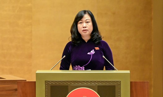 Theo Bộ trưởng Bộ Y tế Đào Hồng Lan, dự thảo luật đề xuất hỗ trợ tài chính với phụ nữ sinh 2 con trước tuổi 35. Ảnh: Phạm Đông