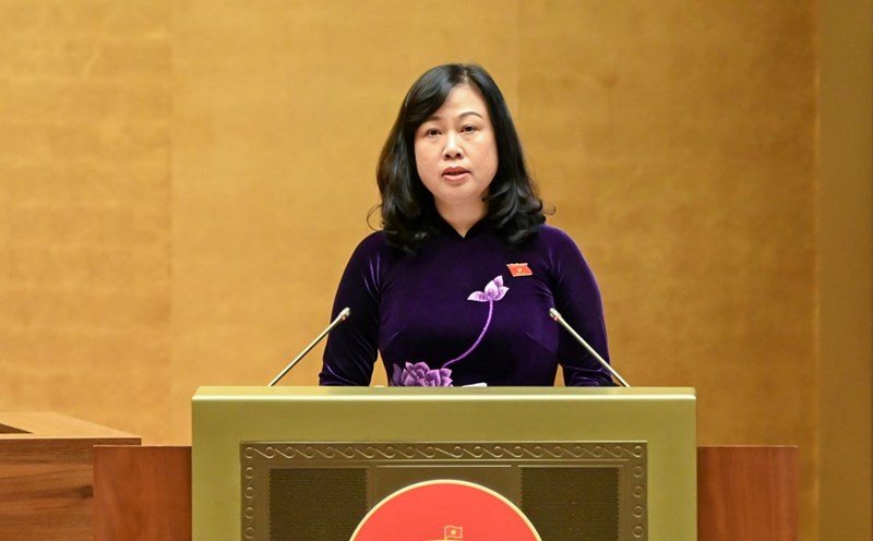 According to Minister of Health Dao Hong Lan, the draft law proposes financial support for women who give birth to 2 children before the age of 35. Photo: Pham Dong