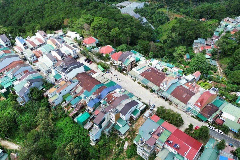 Khu nhà ở Dinh 1 tại phường Xuân Hương - Đà Lạt (Lâm Đồng). Ảnh: Phúc Khánh