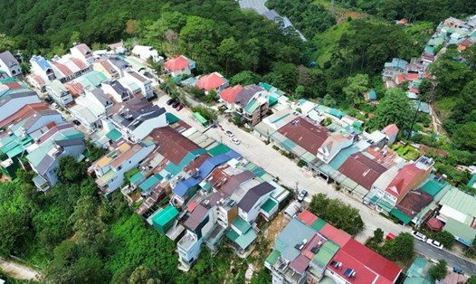 Khu nhà ở Dinh 1 tại phường Xuân Hương - Đà Lạt (Lâm Đồng). Ảnh: Phúc Khánh