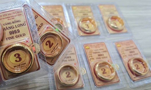 Sáng 23.10, giá vàng nhẫn giao dịch quanh ngưỡng 150 - 153 triệu đồng/lượng. Ảnh: Cẩm Hà