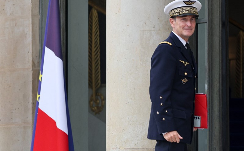 General Fabien Mandon, the new Chief of the French General Staff, warned of a shock from Russia in the next 3-4 years. Photo: AFP
