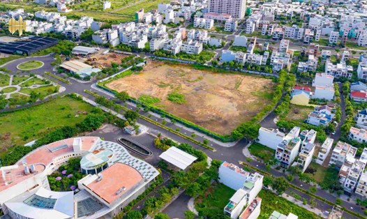 Hình ảnh khu đất sẽ dự kiến thực hiện dự án nhà ở xã hội CT-02 ở Khánh Hòa với tổng vốn 1.600 tỉ đồng. Ảnh: Hữu Long