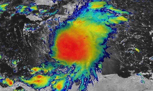 Bão Melissa. Ảnh: NOAA