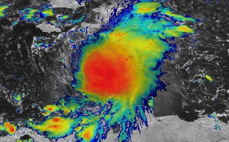 Tormenta Melissa. Foto: NOAA