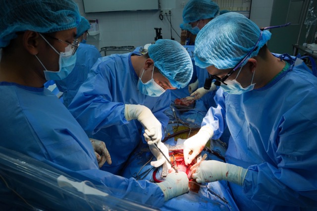 Surgeons donated organs to the patient. Photo: BVCC