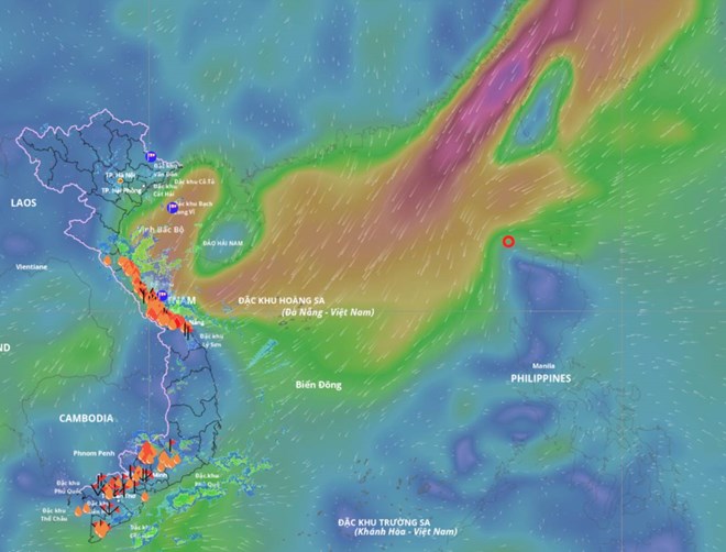 Bão số 12 vừa tan, áp thấp nhiệt đới mới giật cấp 8 đã đi vào Biển Đông