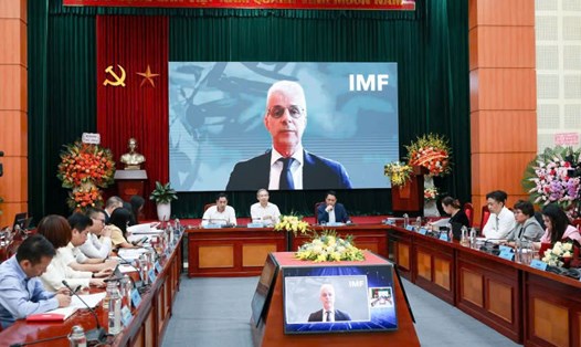 Ông Frank Van Brunschot - Chuyên gia kinh tế cao cấp, Vụ Các vấn đề tài khóa, Quỹ Tiền tệ Quốc tế (IMF). Ảnh: Hải Nguyễn