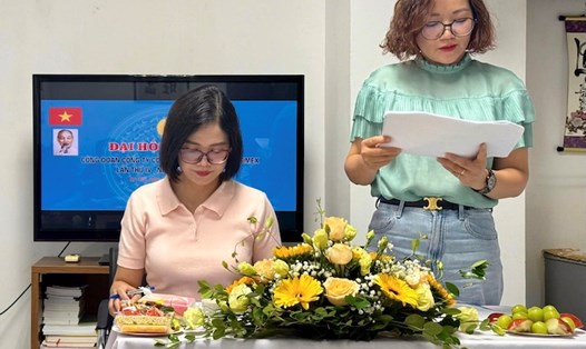 Đại hội Công đoàn Công ty CP Thời trang Hanosimex nhiệm kỳ 2025 – 2030 thành công tốt đẹp. Ảnh: CĐCS