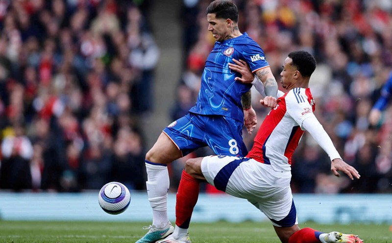 Gabriel Magalhaes is an irreplaceable pillar in Arsenal's defense. Photo: AFP