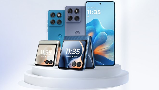 Cac dong smartphone cua Motorola dac biet smartphone gap kha duoc ua chuong tai My boi thiet ke thien ve phong cach song. Anh: Yen Nhi