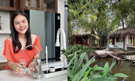 Gia đình Vân Trang sở hữu khu du lịch sinh thái rộng lớn. Ảnh: Nghệ sĩ cung cấp.