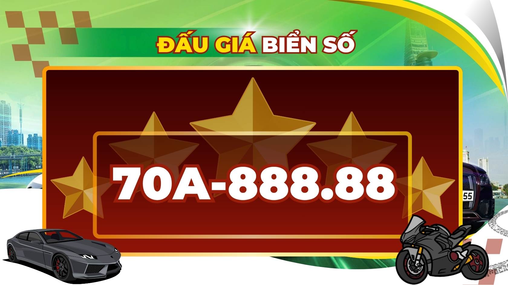 Many super rare five-digit license plates are available in the license plate auction on October 24-25