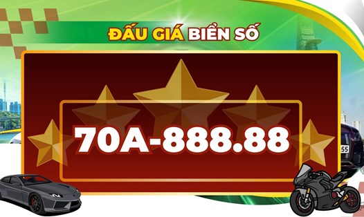 Nhiều biển số ngũ quý siêu hiếm có trong phiên đấu giá biển số ngày 24-25.10