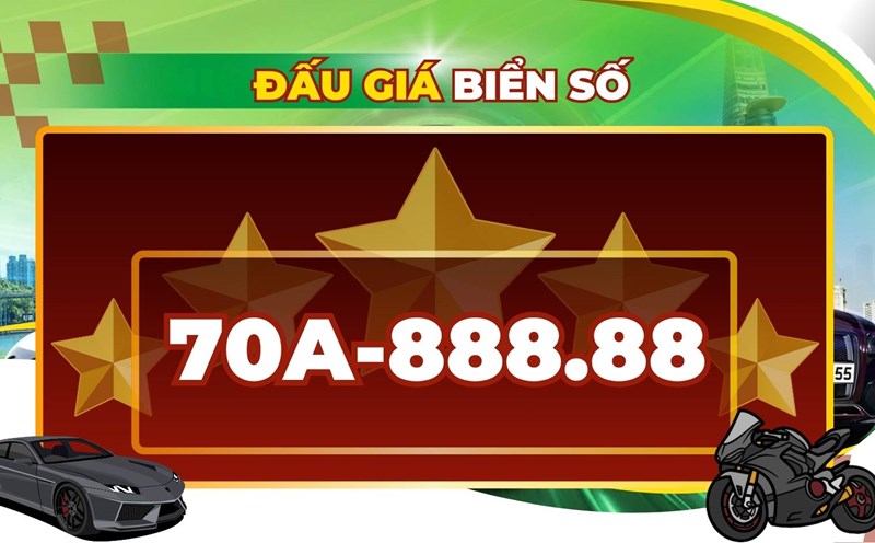 Many super rare five-digit license plates are available in the license plate auction on October 24-25