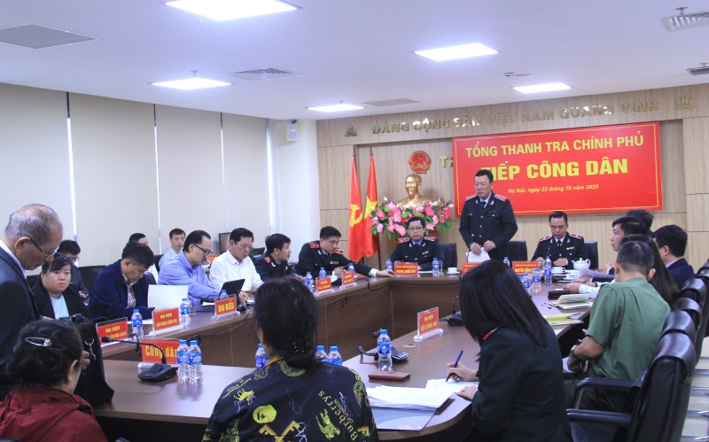 Leaders of the Government Inspectorate receive citizens periodically in October. Photo: Government Inspectorate
