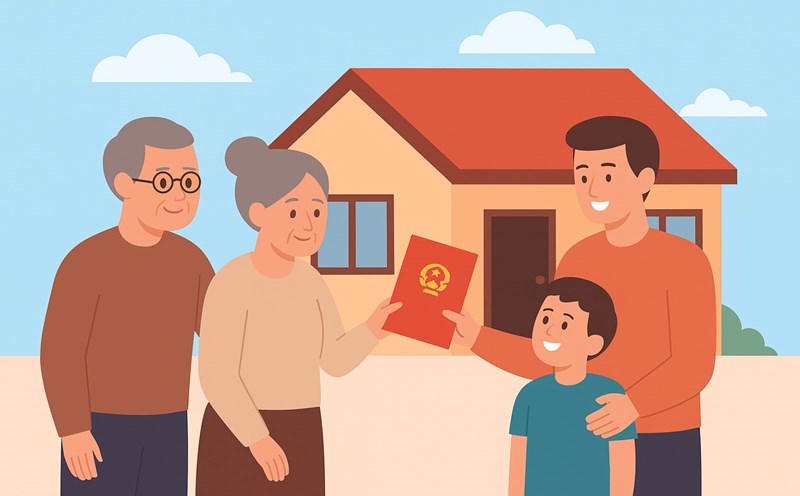 Deadline for registering to transfer the red book when parents give land to children
