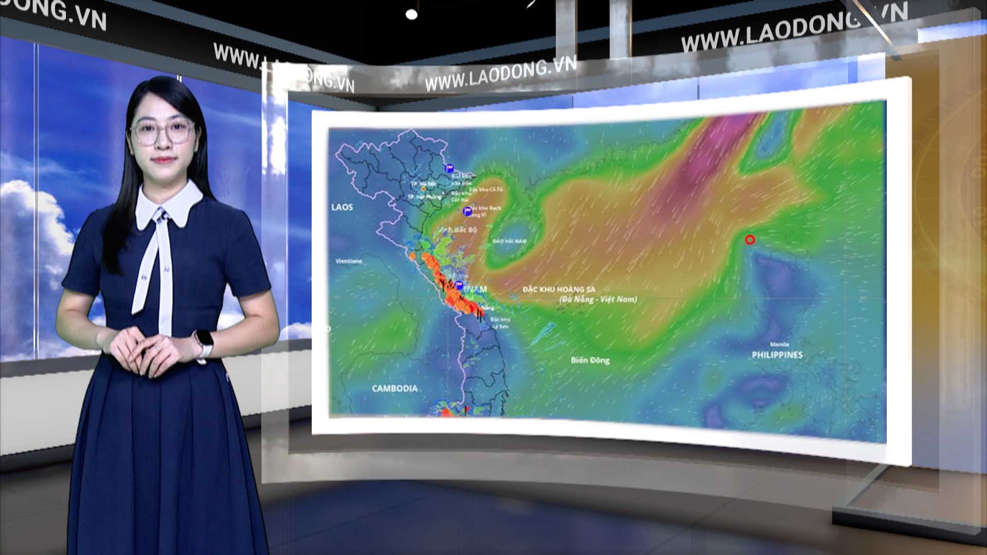 Weather forecast for tonight and tomorrow, October 24