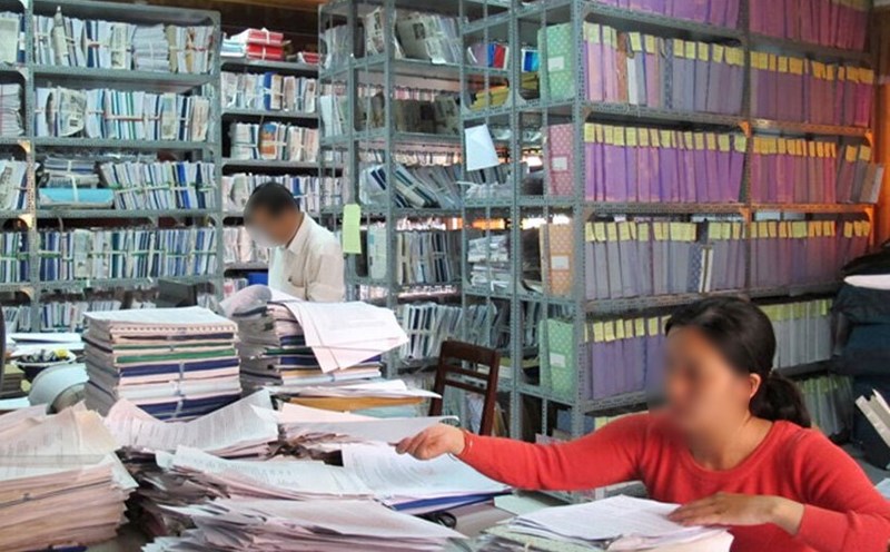 The Ministry of Home Affairs clarifies the function of managing archival documents of the Department of Culture and Society. Photo: VGP