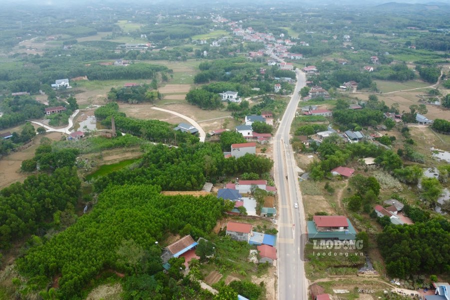 Du an duong noi quoc lo 37 voi tinh lo 269B hien da hoan thien. Anh: Dang Vu.