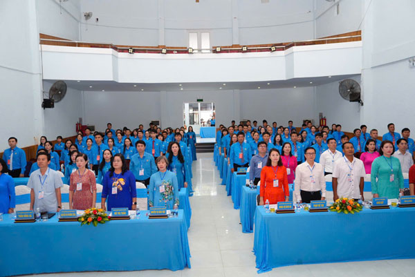 Cac dai bieu tham du Dai hoi. Anh: Thanh Tuan