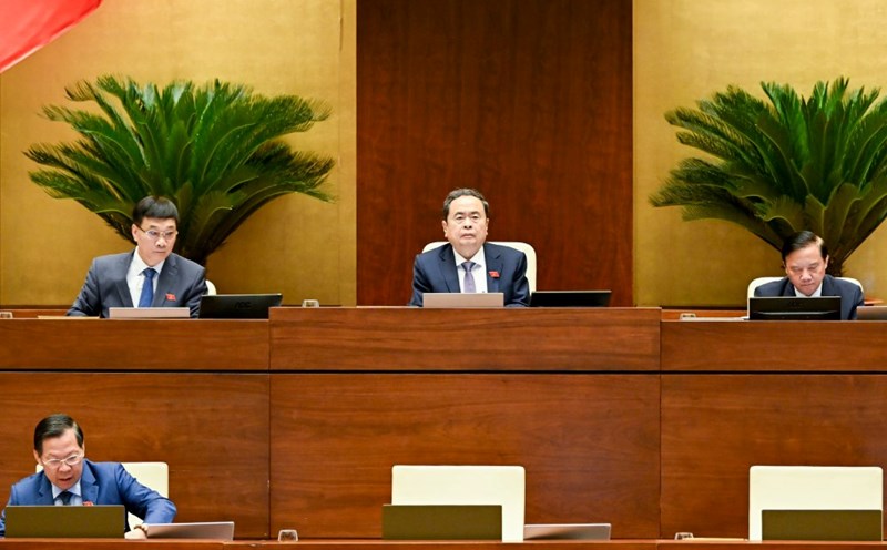 The content of personnel work was considered by the National Assembly on October 24. Photo: Pham Dong