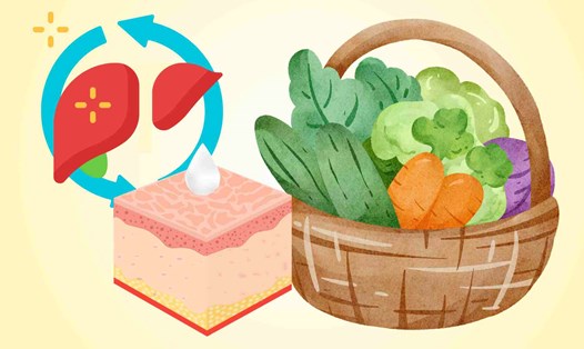 Rau củ giúp làm sạch gan, cải thiện làn da sạm hiệu quả