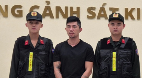 Luong Bang Quang was temporarily detained. Photo: Ho Chi Minh City Police