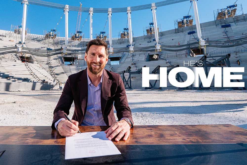 Messi jugara para el Inter Miami hasta 2028. Foto: Inter Miami